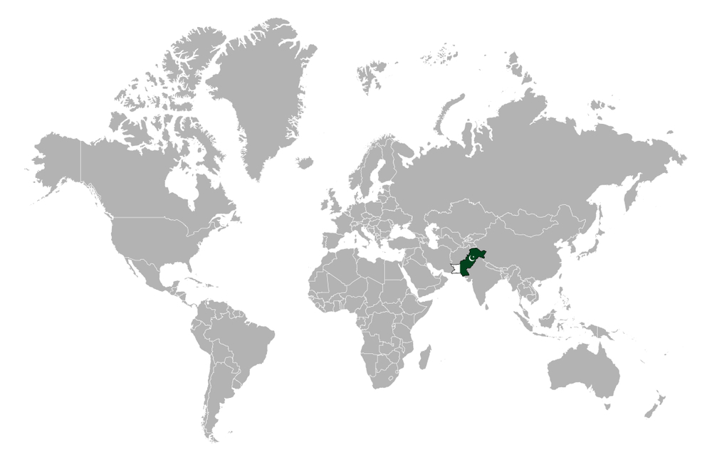 Pakistan map image