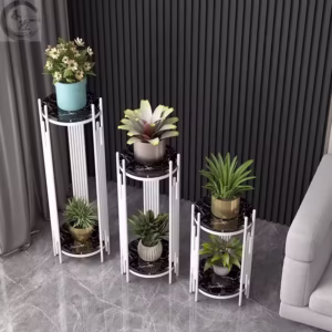 Flower Pot Plant Support Holder Display Stand